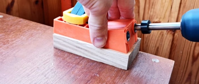 How to make a base for a jig screw