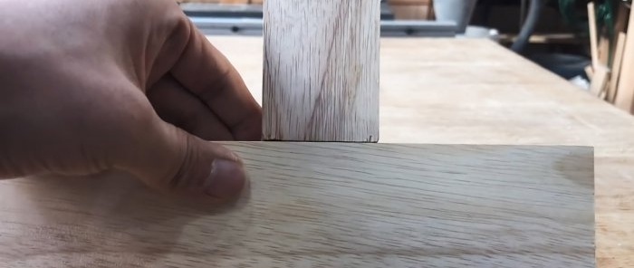 How to make a permanent tongue-and-groove joint