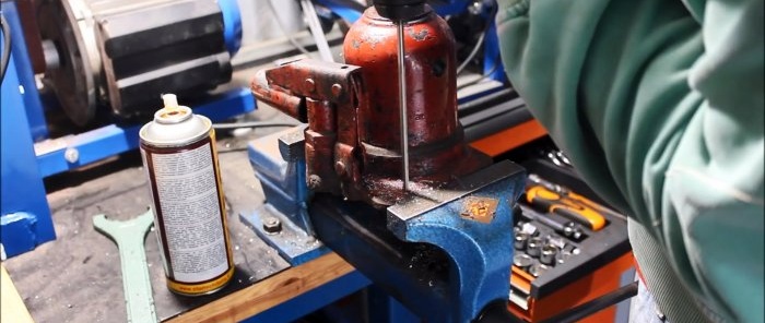 How to make a jack adapter for lifting heavy loads with a low grip