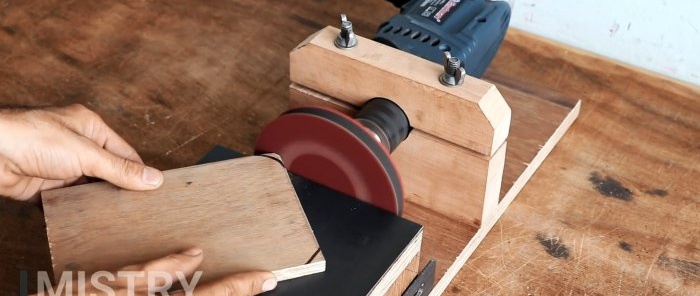 How to make a simple grinding machine based on a drill