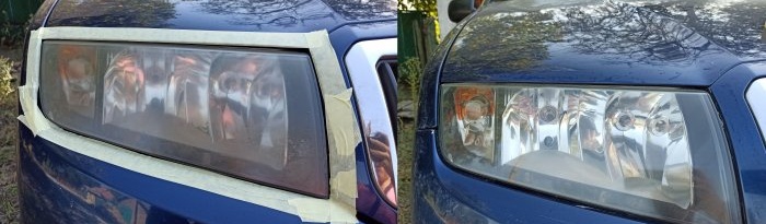 How to polish cloudy headlights yourself