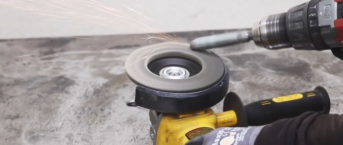 Convenient adjustable compass for marking on sheet steel from an old speaker