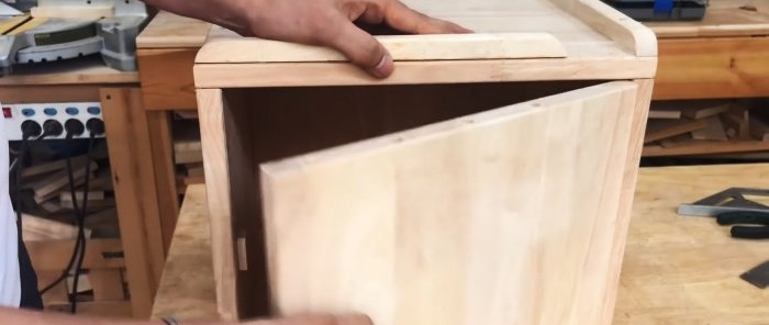 How to make a keyless secret magnetic lock on furniture