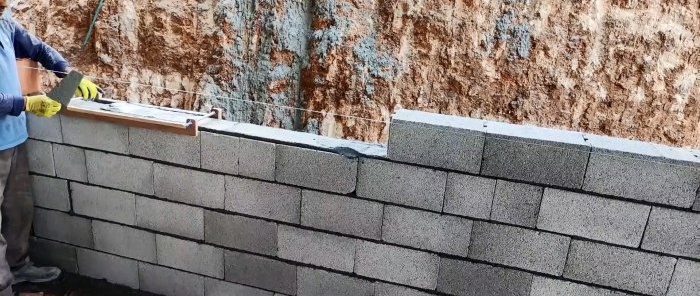 DIY masonry template will increase quality and save energy