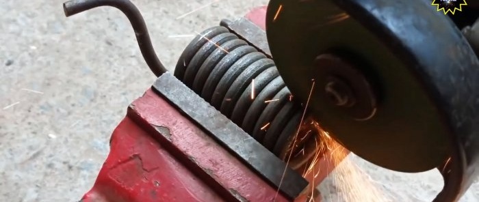 A simple manual machine for bending rod rings