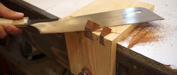 How to make a jig for a router for a dovetail box joint