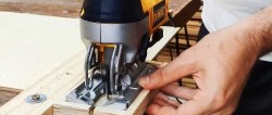 How to make a jigsaw attachment for cutting without chipping