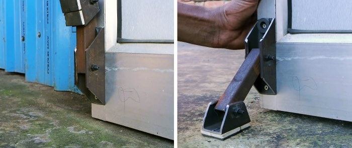 How to make a simple door stop from leftover metal