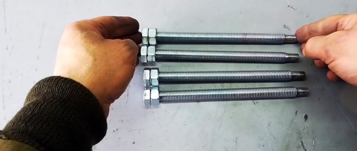 How to make simple long clamps from a profile