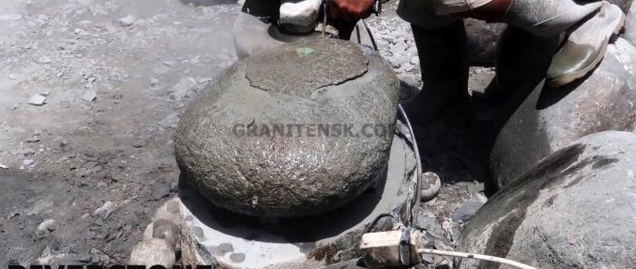 How to make a shell from a river boulder