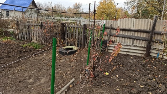 How to string a budget mesh fence with your own hands