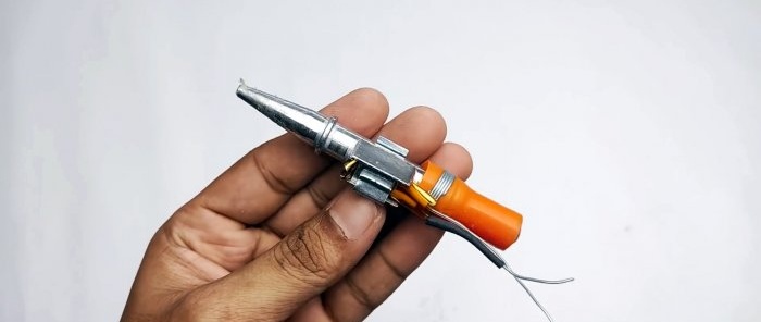 How to convert a regular glue gun into a battery-powered one