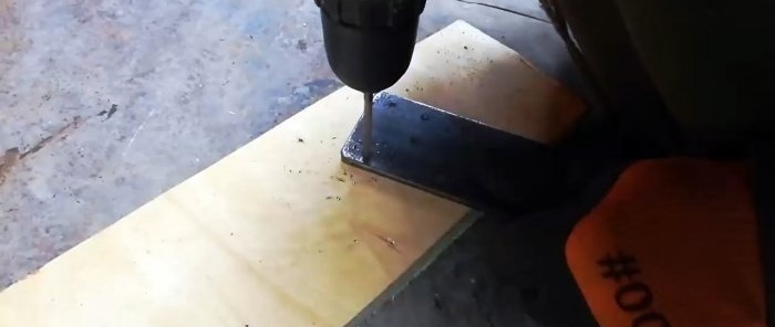 How to make a belt grinder from a grinder with your own hands