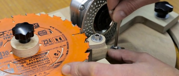 A simple device for precise sharpening of circular discs and cutters