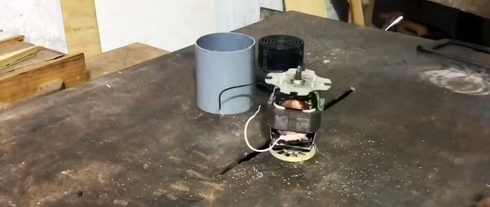 How to make a hand router from a broken blender