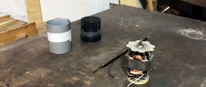 How to make a hand router from a broken blender