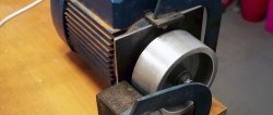 How to cast a pulley for a belt grinder from aluminum