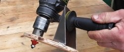 Removable device to turn a regular drill into a router