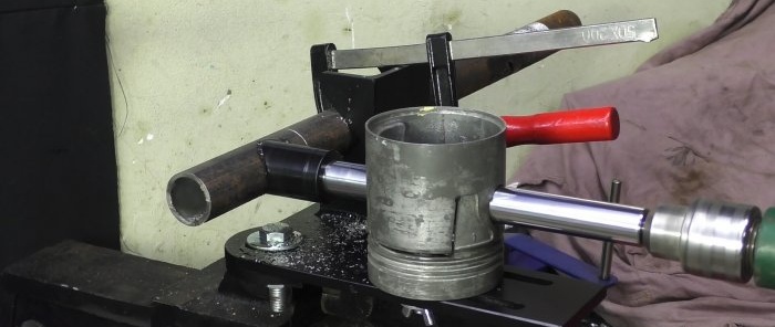 How to make a device for cutting pipe saddles from junk cars