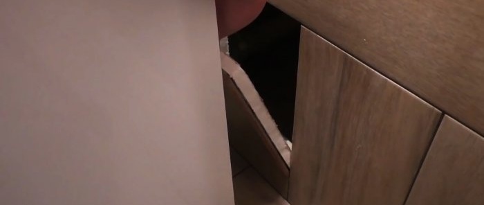 How to make a hidden hatch under a bathtub with your own hands