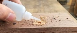 5 life hacks for eliminating wood defects using superglue