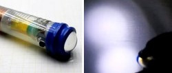 How to make an eternal flashlight without batteries. Option with high brightness and glow duration