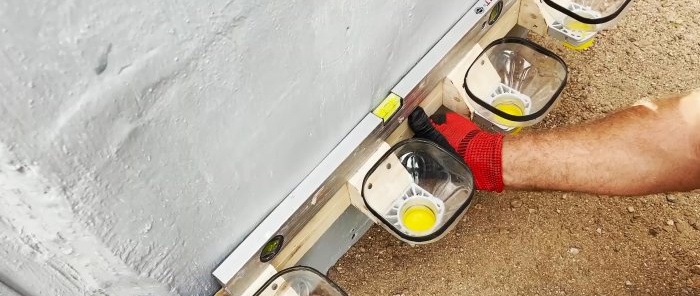 Automatic feeder with automatic drinker made of PET bottles for poultry