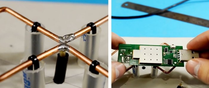 Do-it-yourself long-range Wi-Fi antenna for a Chinese adapter