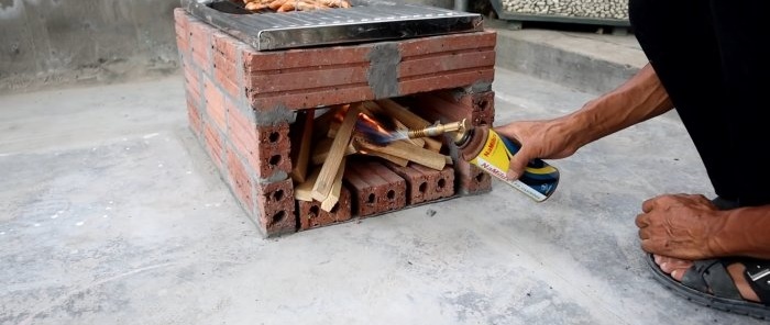 How to cheaply make an outdoor oven from an old sink