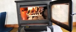 How to put wood in a stove to increase the burning time several times