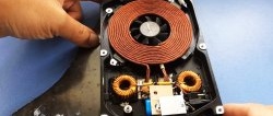 How to make a 12V induction cooker in an old hard drive case