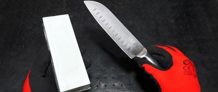 1 trick to make it easier to sharpen a knife to a razor using a whetstone