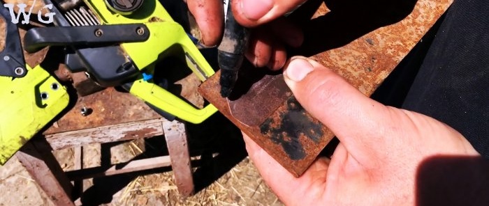 How to make a basic device for cutting logs into boards with a chainsaw