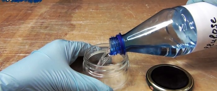 How to make a very simple and affordable adhesive varnish for water protection