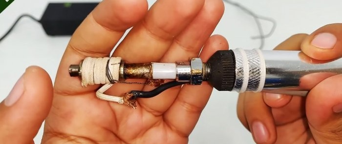 How to make a heated desoldering pump for convenient desoldering of circuit boards into parts