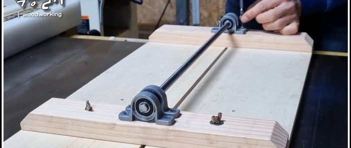 How to make a device for turning cylindrical workpieces without a lathe