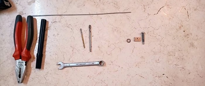 How to make a simple screw clamp from wire