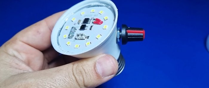 How to make an LED lamp with adjustable light levels