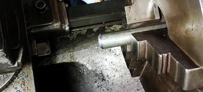 How to plug a pipe and make a cone at the end without welding