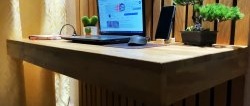 How to make a floating computer desk - comfortable furniture and saving money