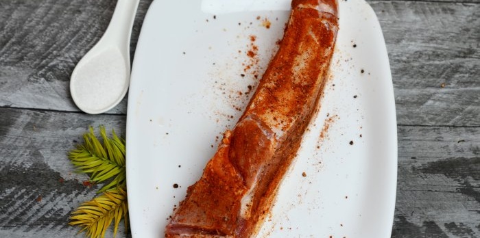 Brisket baked in foil