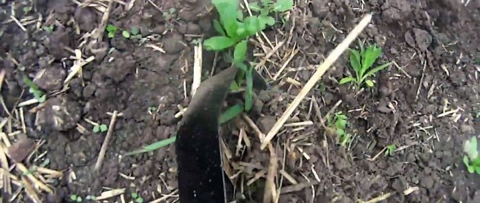 How to make a lightweight garden hoe from scrap materials to remove weeds and loosen soil