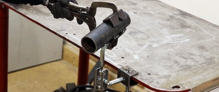 How to make a third arm for installation and welding work from scrap materials