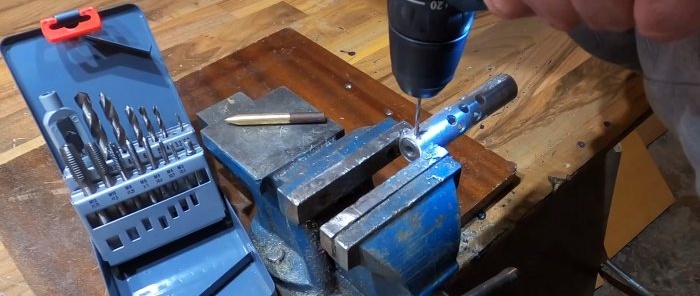 Do-it-yourself soldering iron nozzle for a gas burner