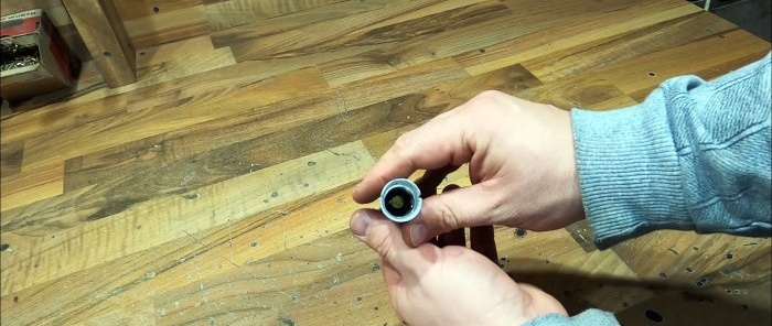 Do-it-yourself soldering iron nozzle for a gas burner