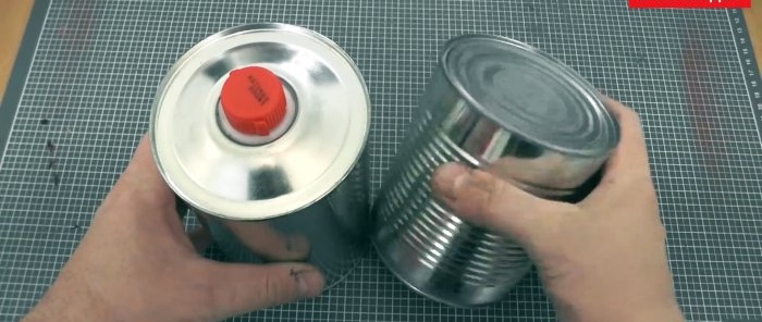 How to make a smokeless pyrolysis woodchip stove with high efficiency from tin cans