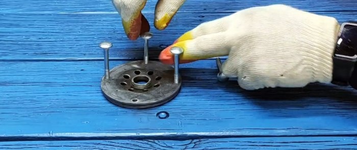 How to make a hand or tent warmer from a used oil filter