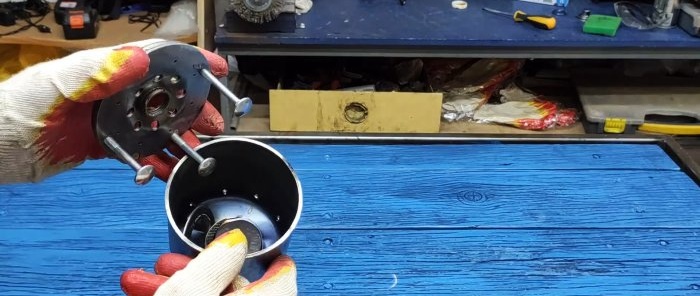 How to make a hand or tent warmer from a used oil filter