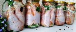 How to store chicken without refrigeration for a year. Stew without autoclave