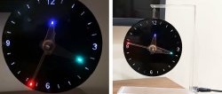 How to make an LED watch with wireless backlighting of hands and dial